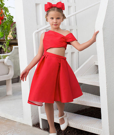 red gala dress for kids
