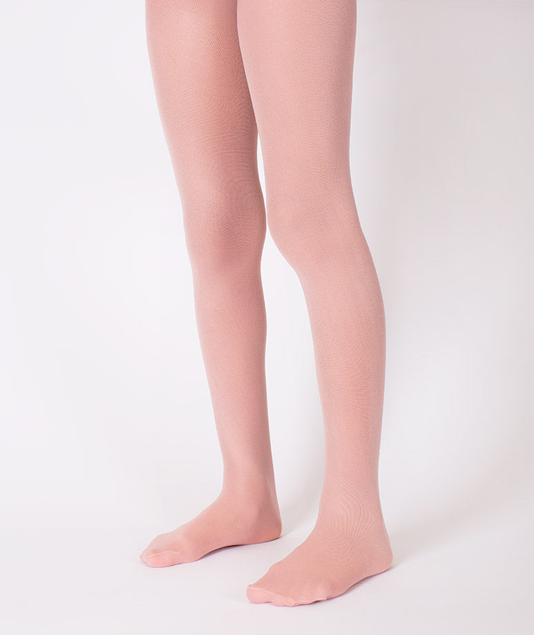 Product Image of Salmon Pink Classic Kids Tights #1