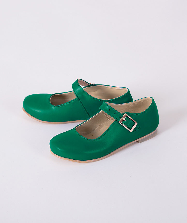 Product Image of Elegant Summer Green Kids Shoes #1