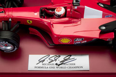 Ferrari F2001 Schumacher Hot Wheels 1:18 Scale - Aeromobilia