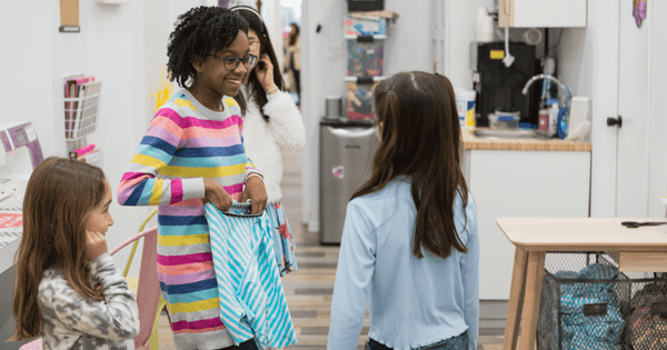 Socialization through sewing class