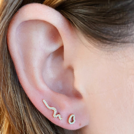 Amanda Pearl // 14K Quill Spike Stud Earrings - Small|brand