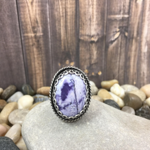 tiffany purple stone ring