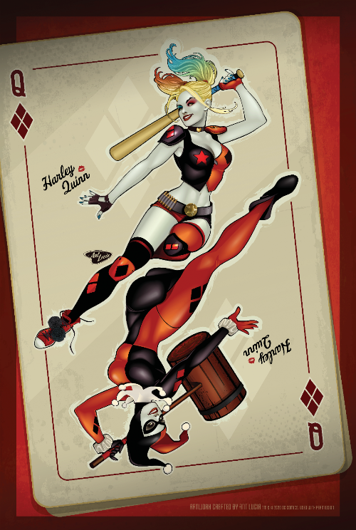 12x18 DC Bombshells Harley Quinn | AntLucia.com