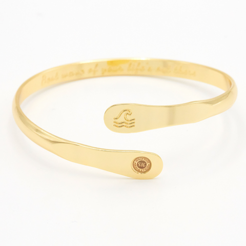 Yoga Bracelets, Om Bracelets , Engraved Bracelets Inhale the future exhale  the past- The Om Symbol – Hollywood Sensation®