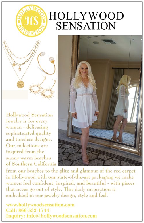HOLLYWOOD SENSATION®  Family-Owned Online Jewelry Store Offers Handcrafted “Signature” Piece  Oceanside, California – Women love jewelry which makes them feel beautiful like a movie star. For several years, the only way to purchase such jewelry was to visit Hollywood. This has now changed, thanks to a new online family-owned jewelry retailer by the name of “Hollywood Sensation®.” They carry a variety of jewelry pieces that are handcrafted and designed exclusively for women.