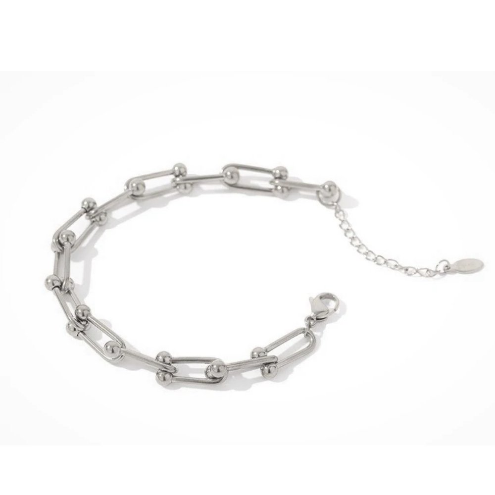 Gold Chain Link Bracelet