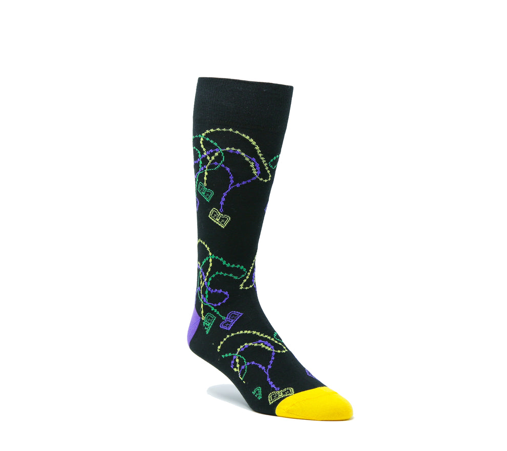 Mardi Gras Bead Sock#N# – ELL & Atty