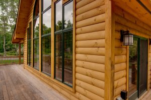 Corner Post Log home