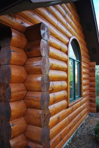 Saddle Notch Log Home