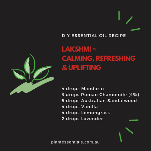 Lakshmi essential oil blend recipe