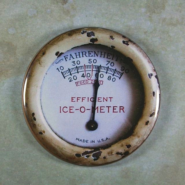 vintage refrigerator thermometer