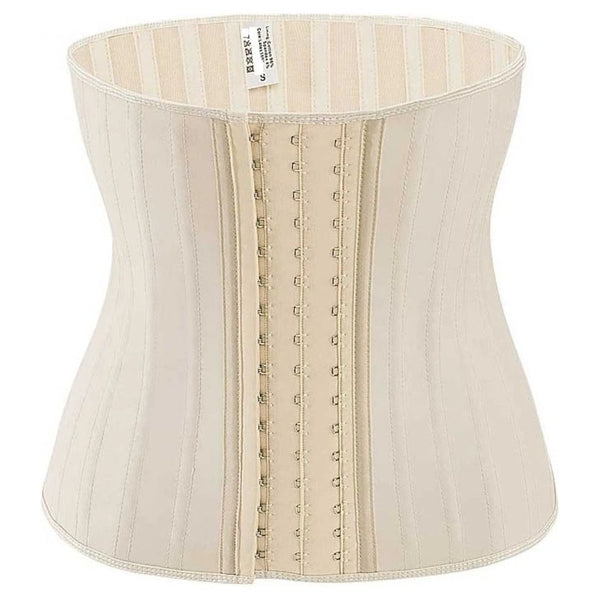 Latex Long Vest Waist Trainer Ivory