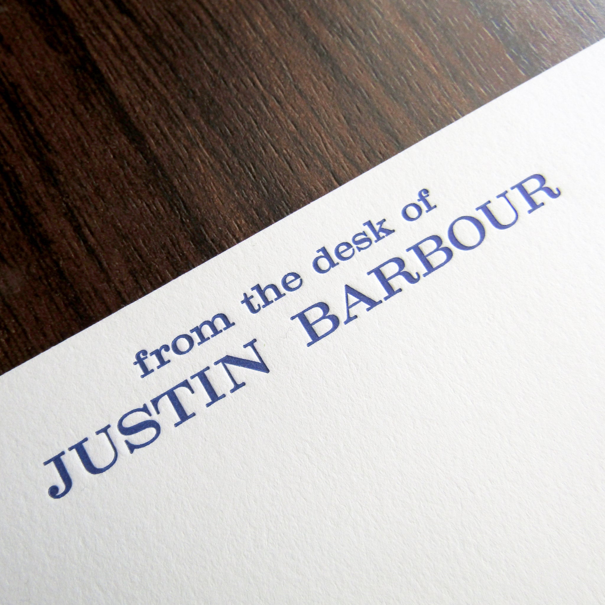 Inviting Professional Letterpressed Personal Stationery From The
