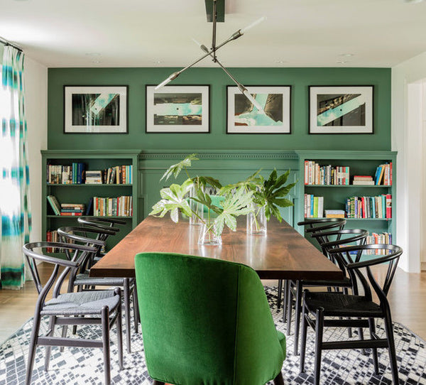 the power of paint green living room