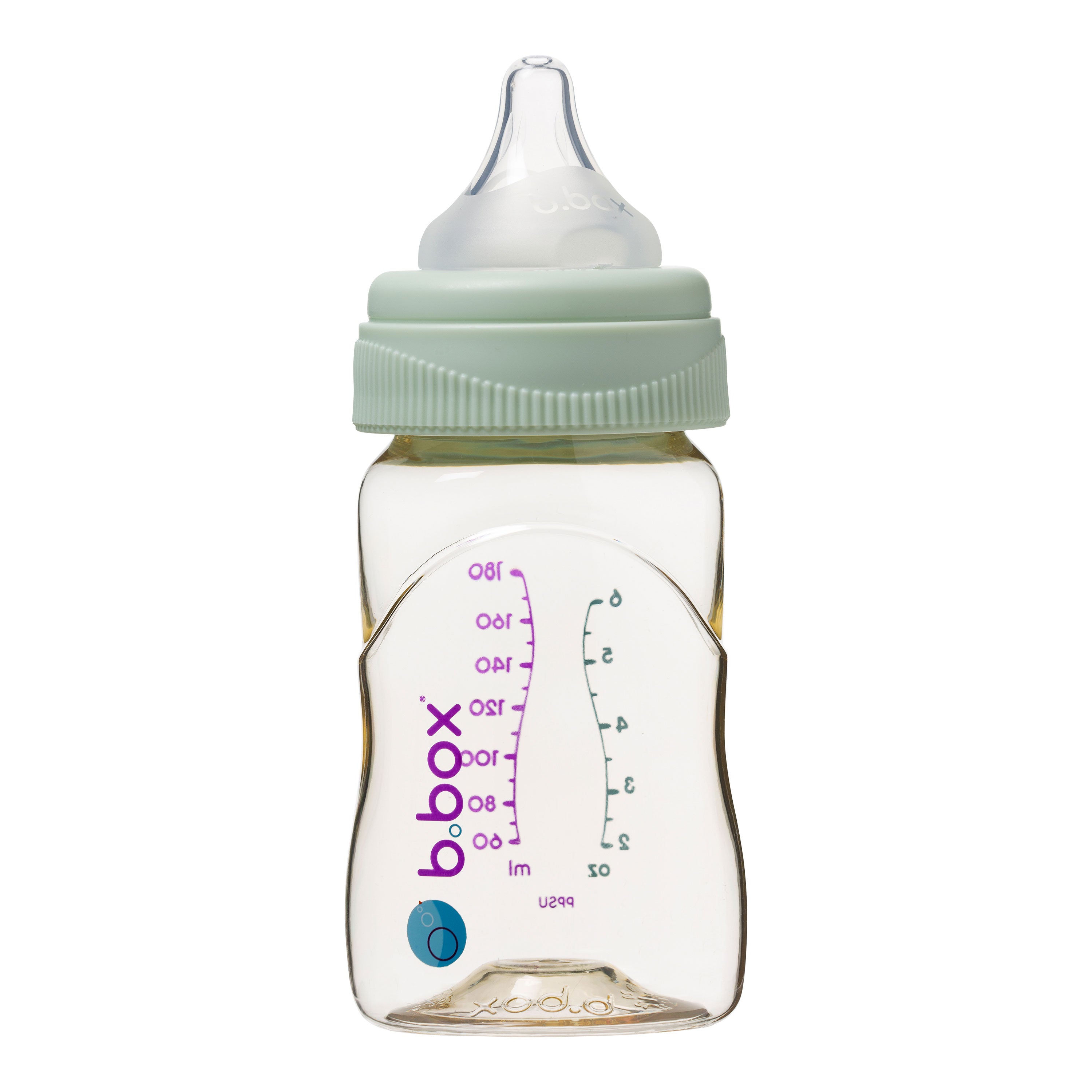 b.box* 哺乳瓶 PPSU Baby Bottle ベビー ボトル 240ml - Peony