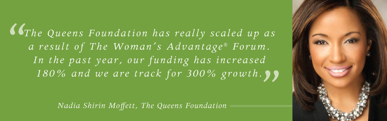 Nadia Shirin Moffett, The Queens Foundation | Womans Advantage