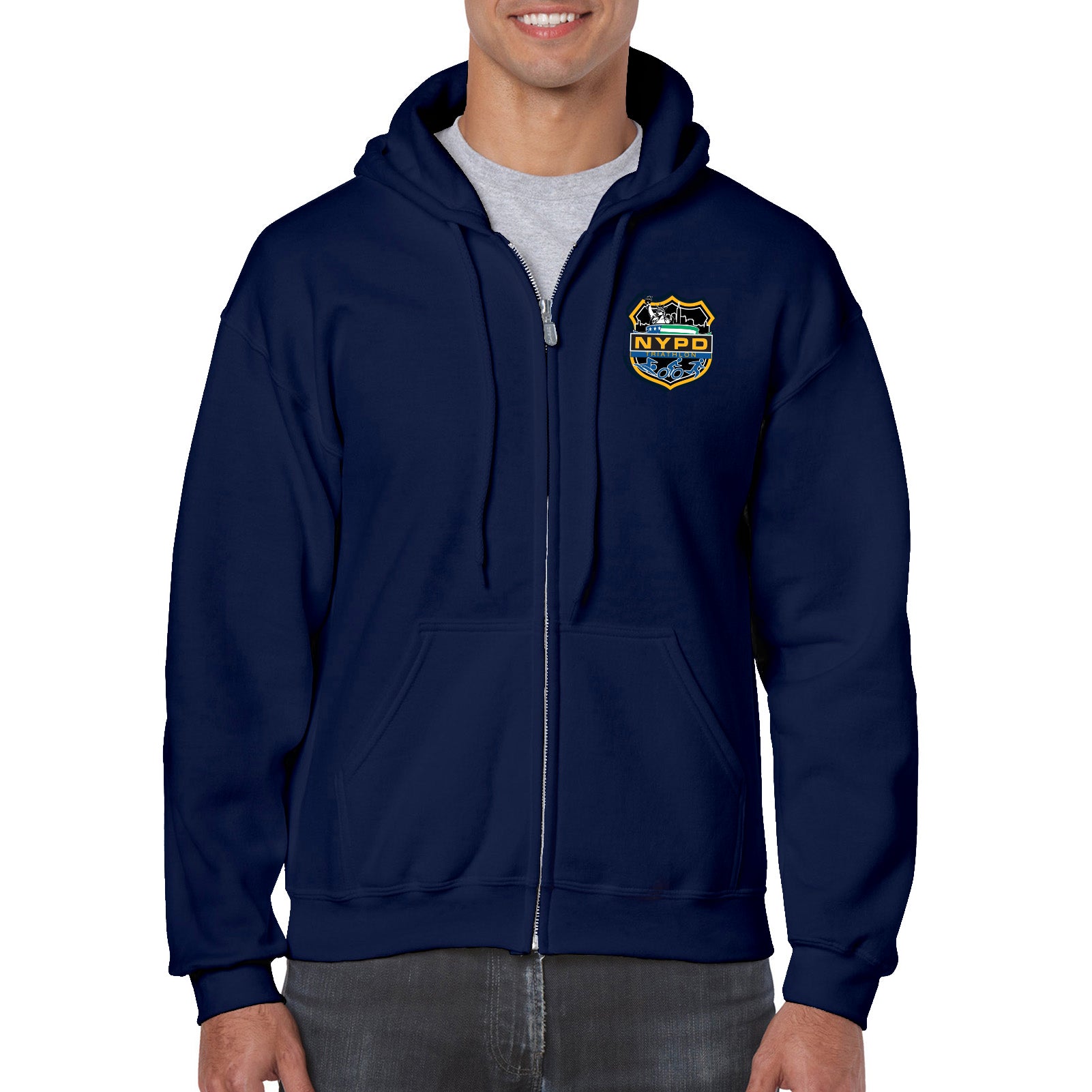 nypd hoodie navy