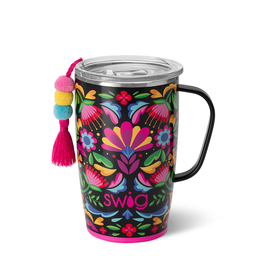 Swig - Santa Baby Travel Mug with Tassel Charm 18oz - Columbia