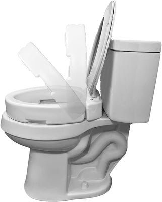 Carex Hinged Toilet Seat Riser (Standard & Elongated) Standard