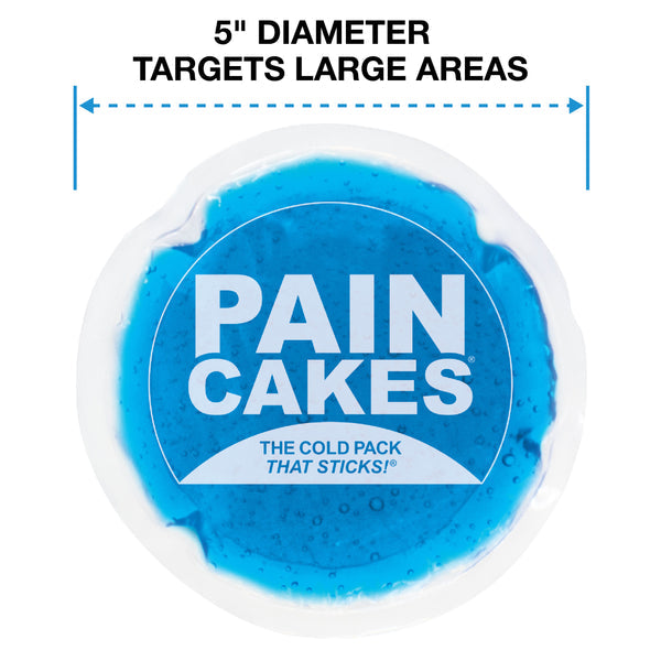 Blue PainCake with text, 
