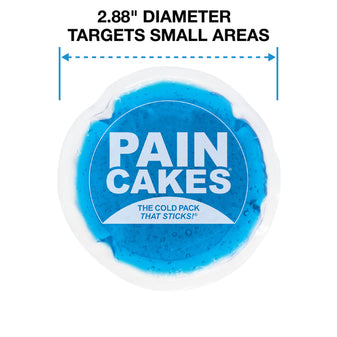 Blue PainCake with text, 