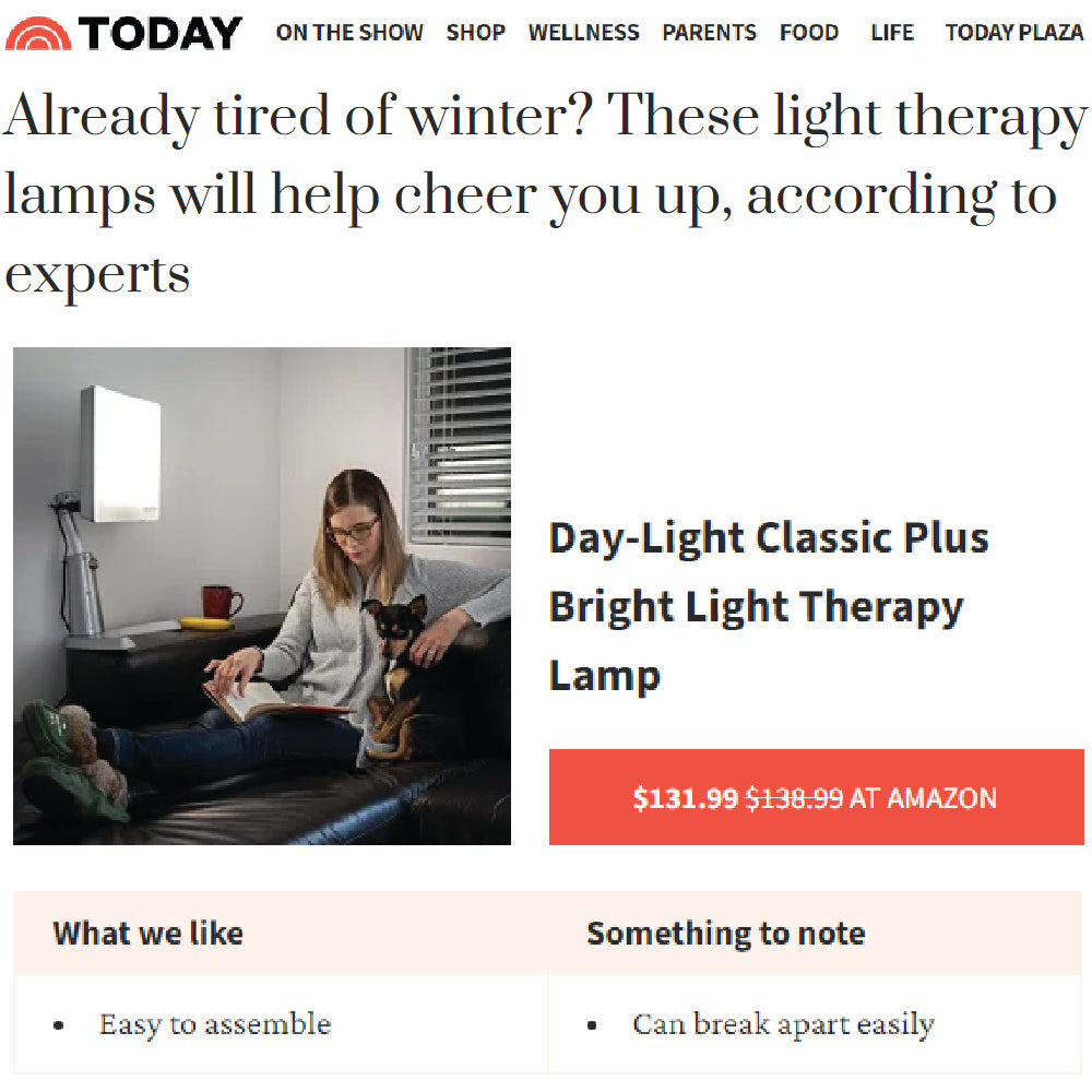 Screenshot of Today Light Therapy Review