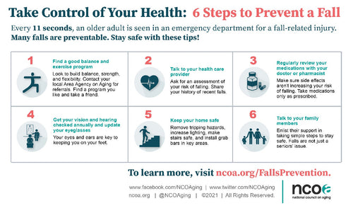 Take Control of Your Health: 6 Steps to Prevent a Fall