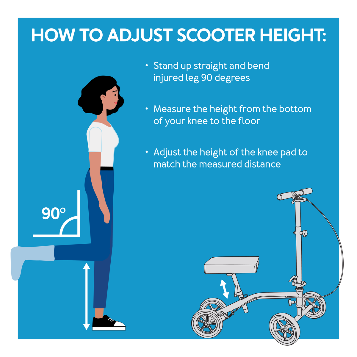 How to adjust scooter height, further details are provided below.