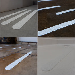 A collage of the Carex Safety Treads on various surfaces