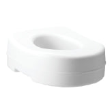 A non-locking raised toilet seat