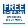 Free Shipping on Orders $50 or More