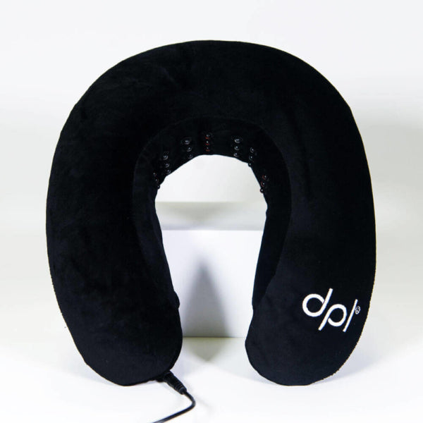 The DPL Red Light Therapy Neck Pillow standing up