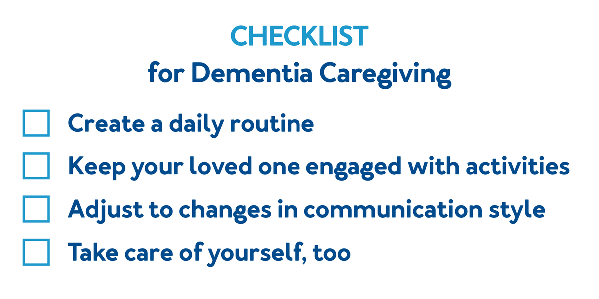 Checklist for Dementia Caregiving