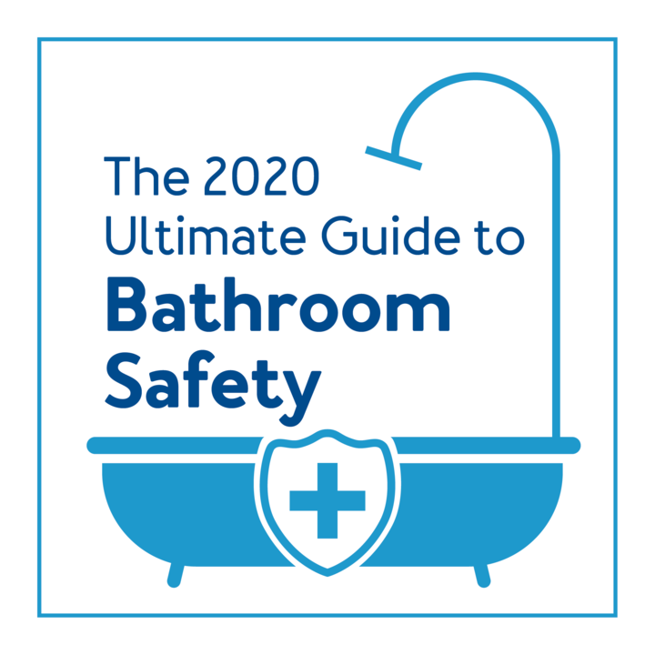 A bathtub graphic. Text, The 2020 Ultimate Guide to Bathroom Safety