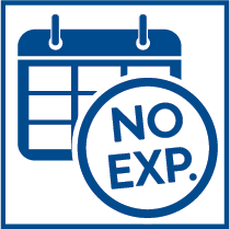 No expiration table