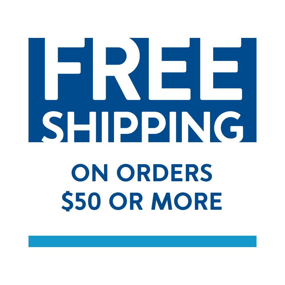 Free Shipping on Orders $50 or More