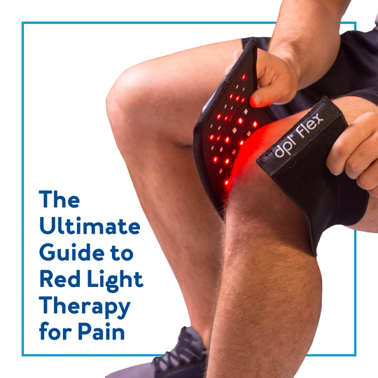 LOOKEE LED Tens Unit EMS Muscle Stimulator with Red Light Therapy for Pain Relief