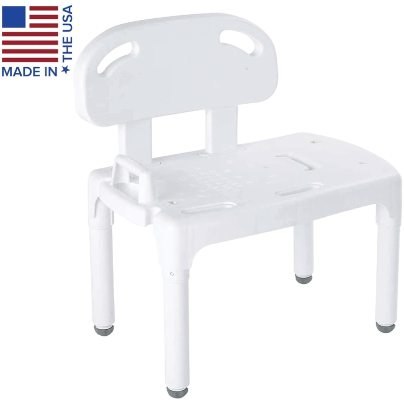 The Carex Universal Transfer Bench on a white background