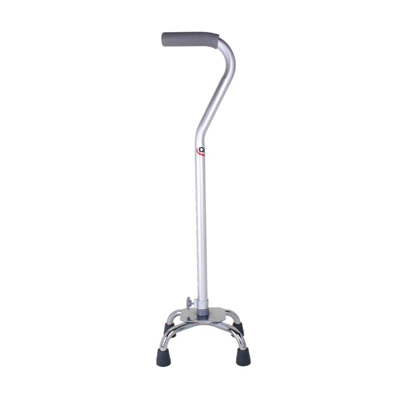 CAREX OFFSET ALUMINUM CANE WITH NON-SLIP VINYL GRIP 