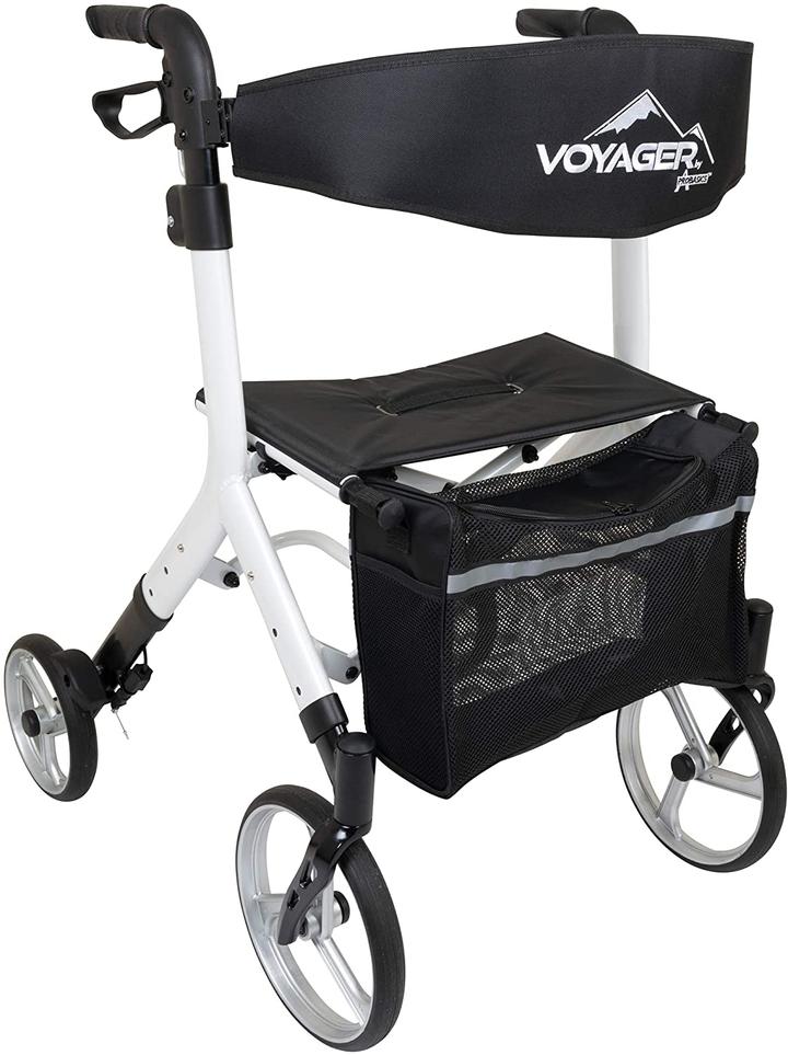 The ProBasics Voyager Euro Walker in white