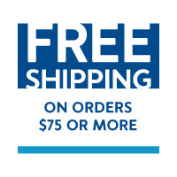 Free shipping on orders $50 or more.