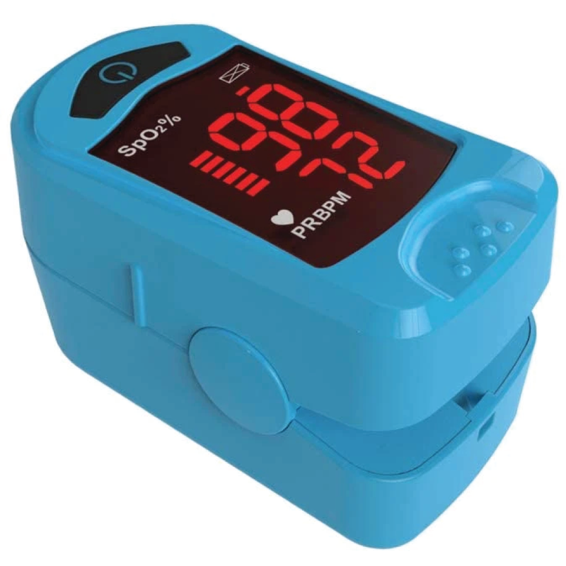 A blue pulse oximeter