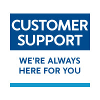 Customer support: we are always here for you.