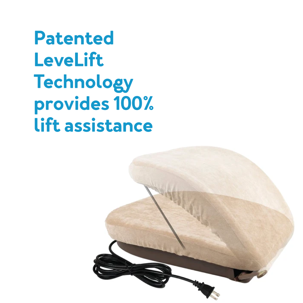 Patented LeveLift Technology provides 100% lift assistance