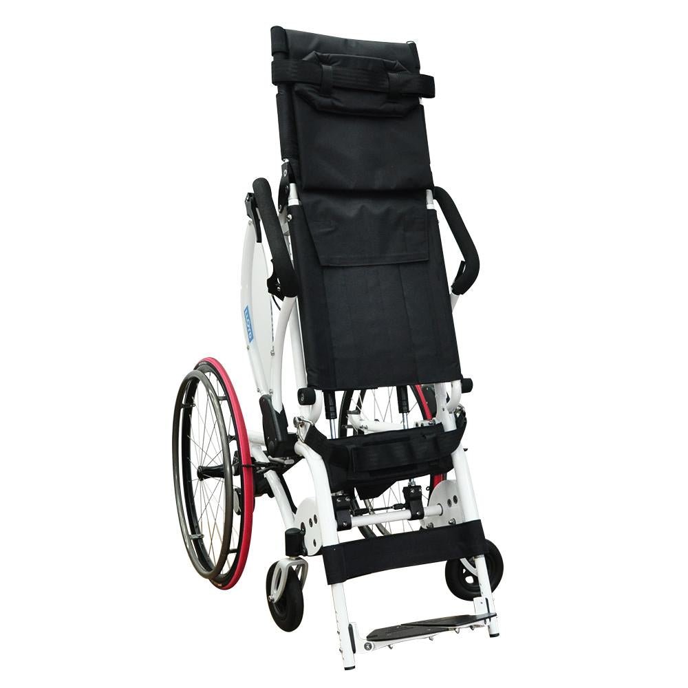 A standing wheelchair