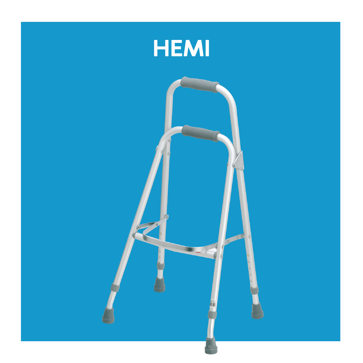 A hemi walker with text, “hemi”
