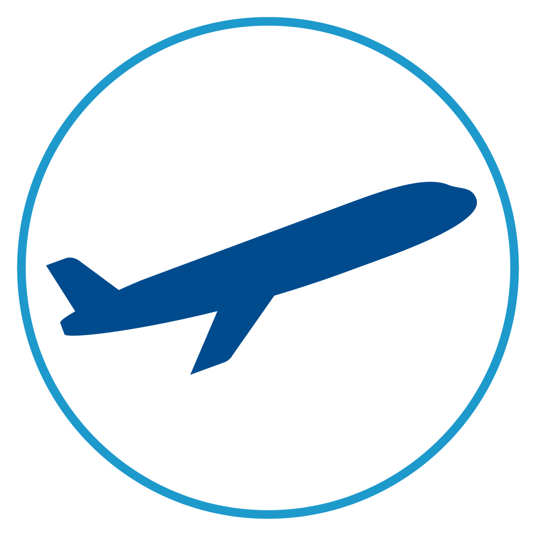 A plane icon