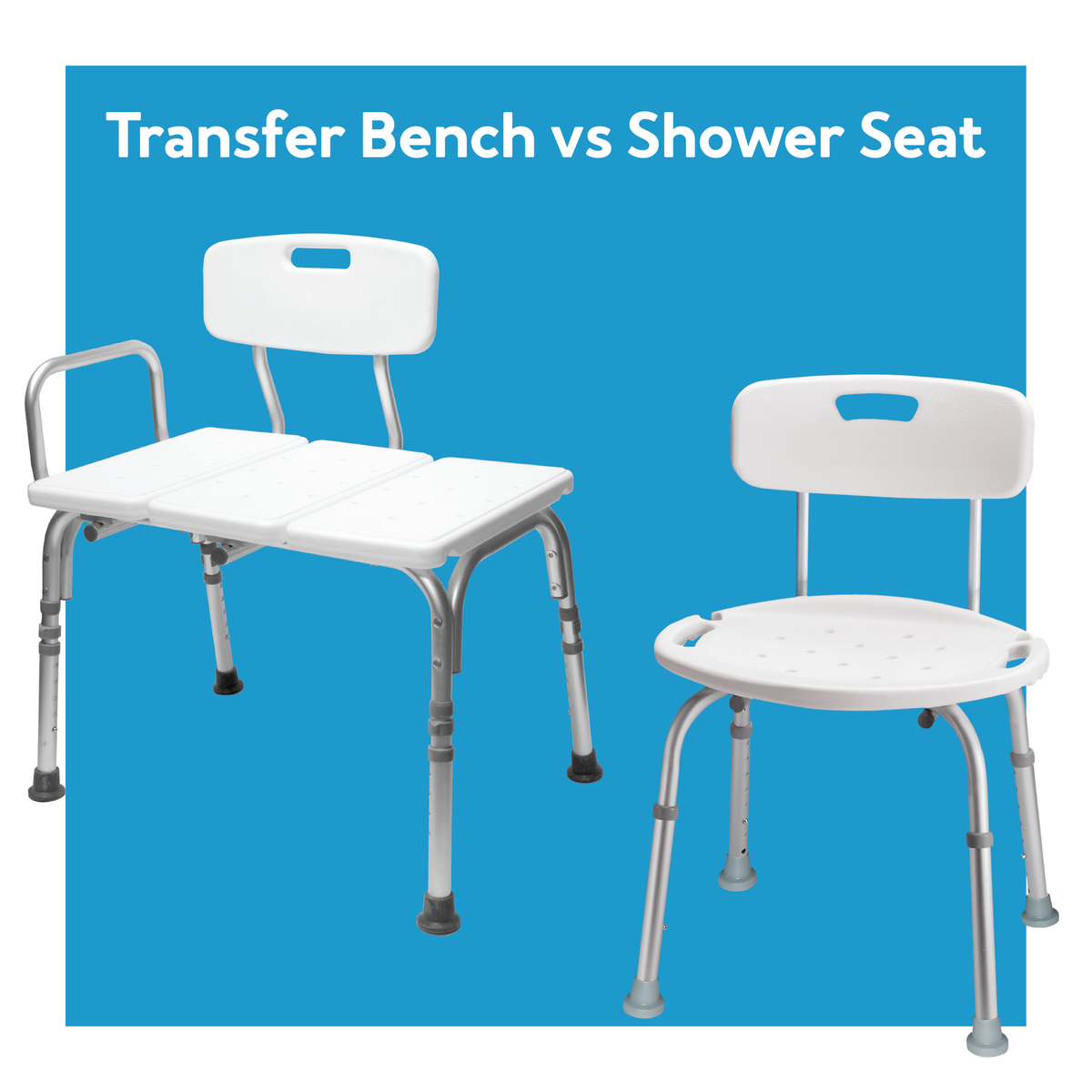 Transfer Benches vs Shower Chairs