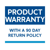 All of our products are covered by our warranty with a 90 day return policy. If you're not happy, we'll make it right.